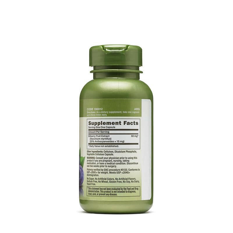 GNC健安喜山桑子精華60mg 100粒.