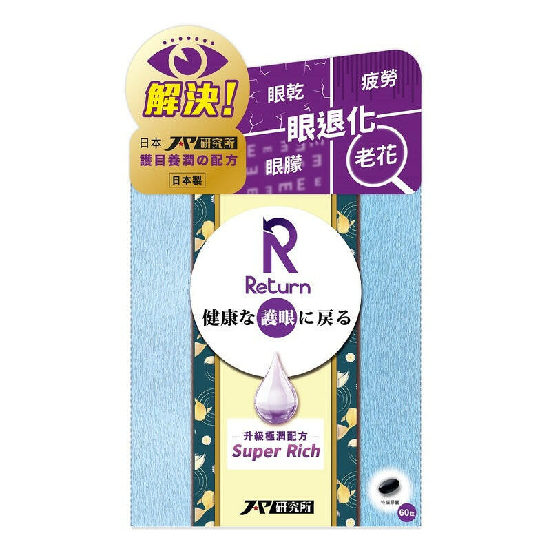 【萬寧版】Return回本護眼養潤配方(極潤) 60粒.