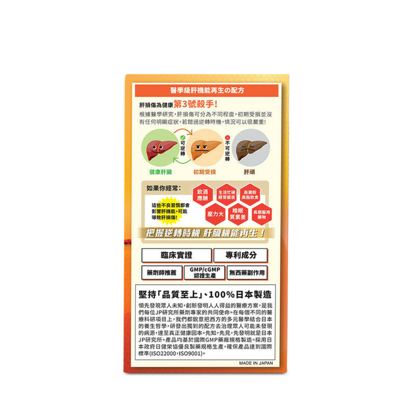 Return-回本肝機能再生配方 60粒.