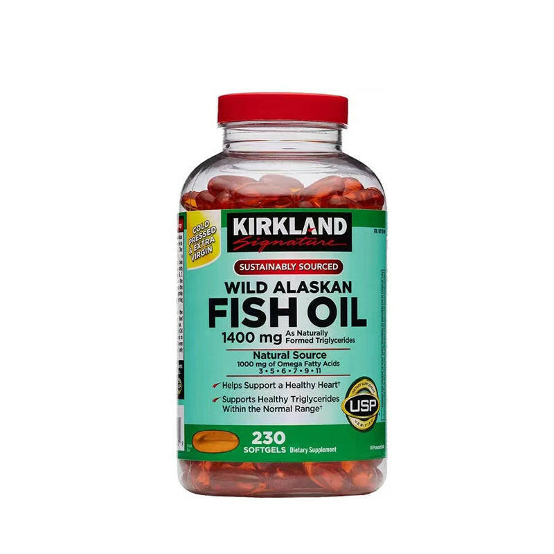 美國Kirkland Wild Alaskan 阿拉斯加野深海魚油1400毫克+奧米加1000毫克 3-5-6-7-9-11 軟膠囊 230粒.