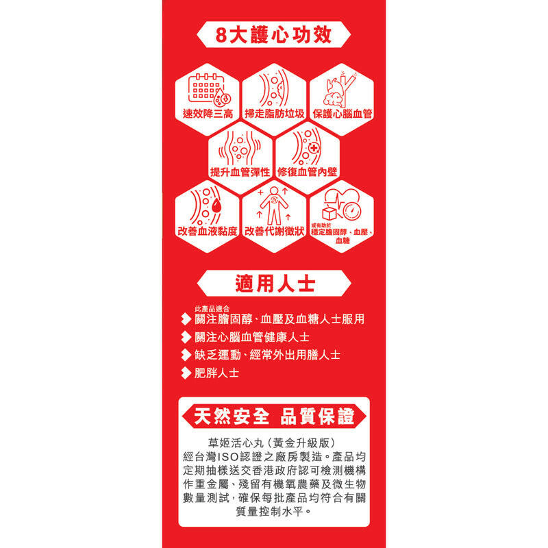 【萬寧版】Herbs Generation草姬活心丸(黃金升級版) 30粒.
