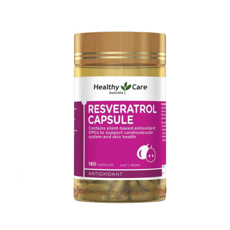 澳洲 Healthy Care 白藜蘆醇膠囊180粒.