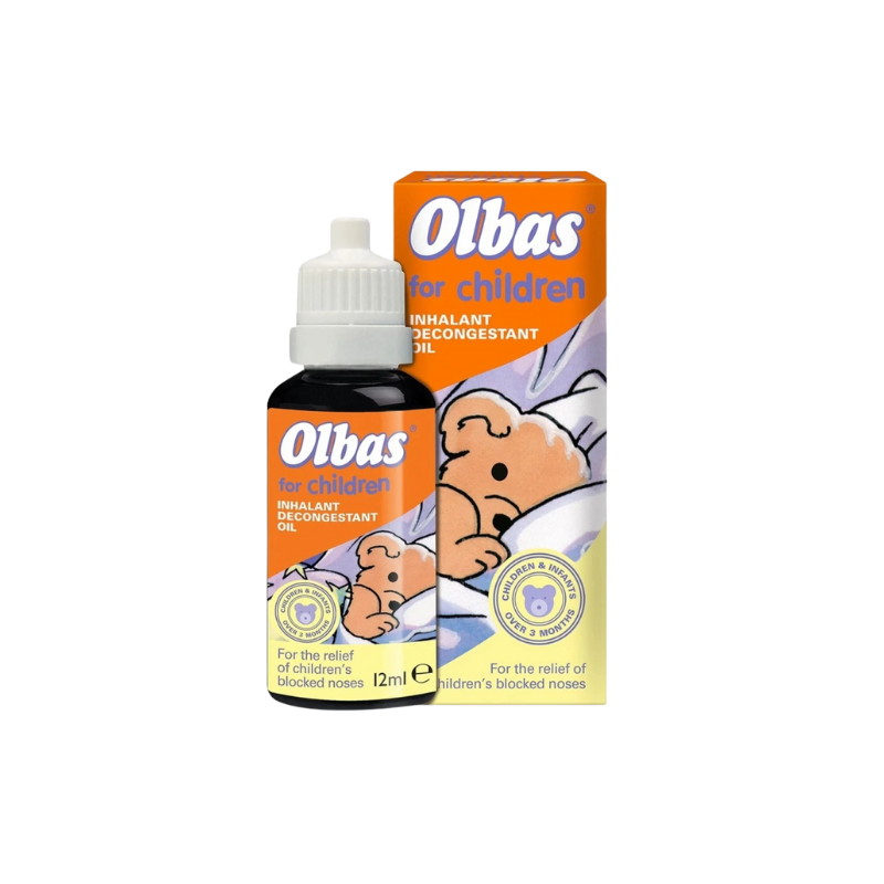 【英國版】Olbas Oil 天然兒童通鼻精油 嬰幼兒寶寶鼻塞 12ml.