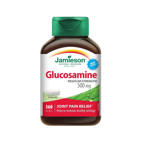 【加拿大版】Jamieson Glucosamine 健骨葡萄糖胺 500 毫克 360粒.