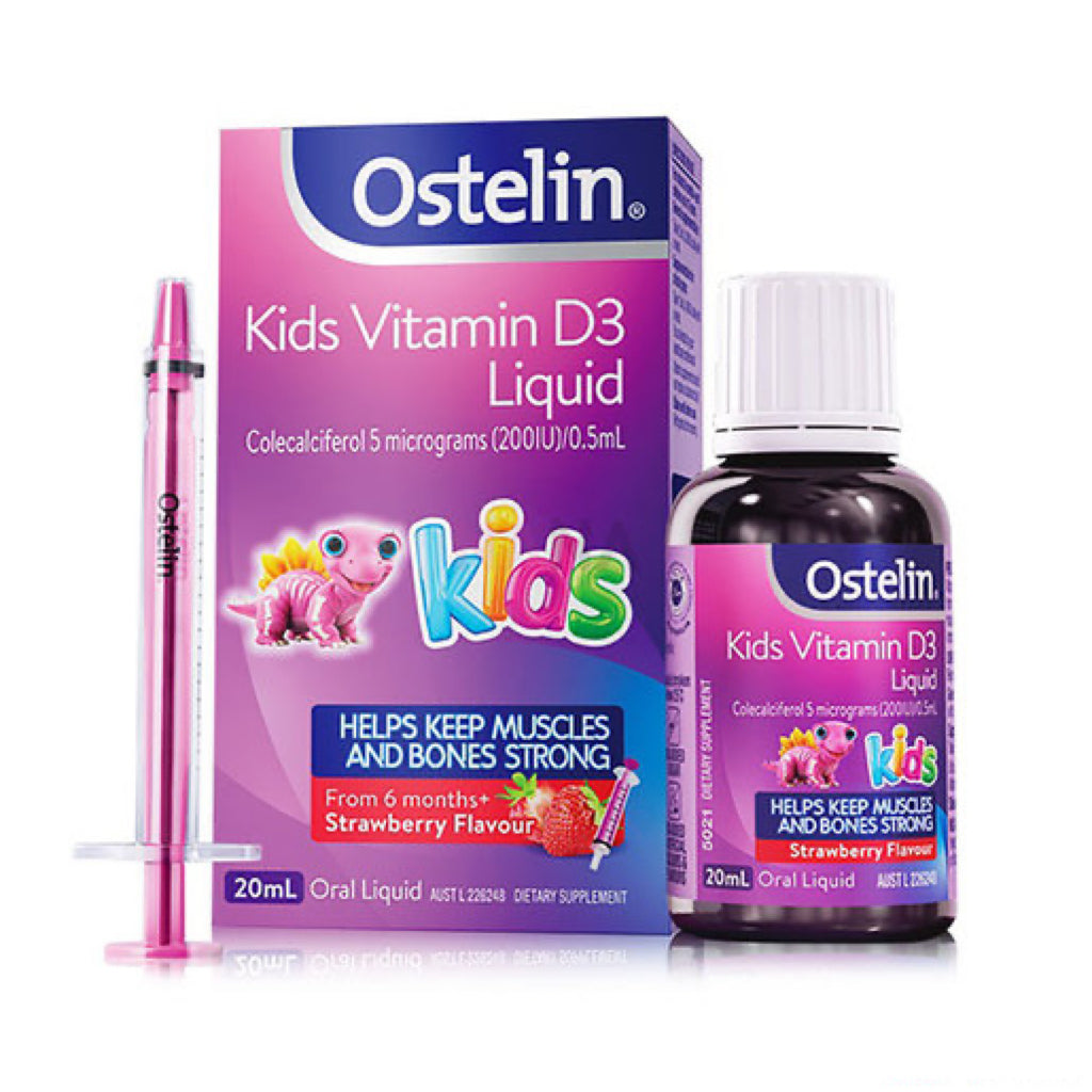 【澳洲醫生首選】Ostelin 嬰兒維生素D3滴劑 20ml | 專利純淨配方 助鈣吸收 促進骨骼健康 | 泰好批官方正貨