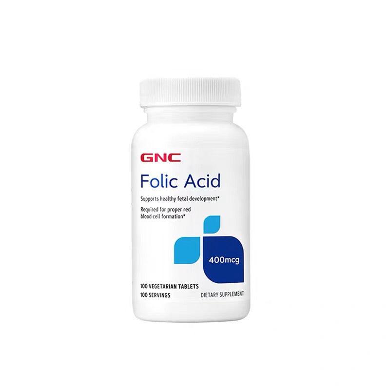 GNC - Folic Acid 400mcg 100 tablets (parallel import)