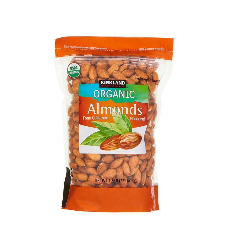 Kirkland Organic Almonds 有機原味杏仁 1.7lb/771g.