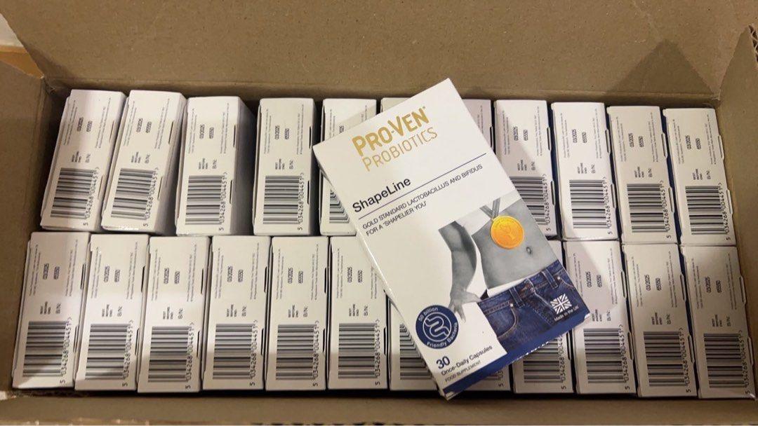 🔥英國PROVEN Shapeline 500億修身益生菌 30粒|專利B420菌株・腰圍縮減4cm實證・阻斷脂肪吸收.