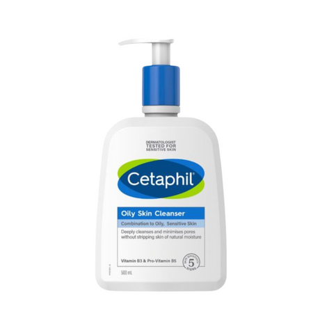 美國 Cetaphil Oily Skin Cleanser 舒特膚油性及暗瘡皮膚潔膚露洗面奶500ml.