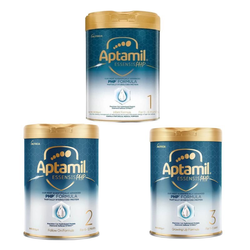 Aptamil-Stage 1 Essensis 有機 A2 蛋白優質嬰兒配方奶粉,0-6 個月 900 克.