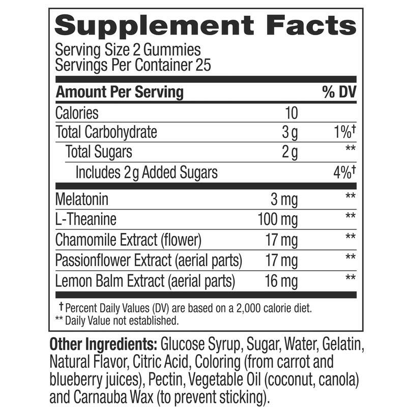 【萬寧版】OLLY Sleep Gummy 安神助眠營養補充軟糖 50粒.