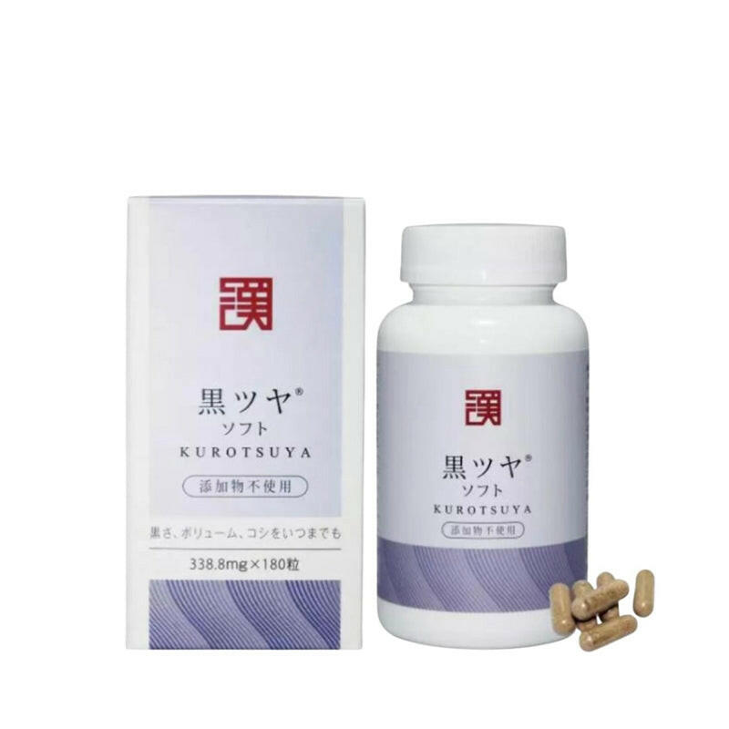 日本原產自然黑髮膠囊 180粒 針對各種白髮問題 暢銷日本12年產品.