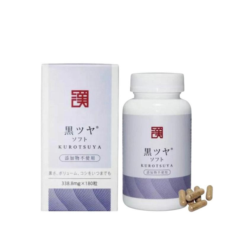 日本原產自然黑髮膠囊 180粒 針對各種白髮問題 暢銷日本12年產品.