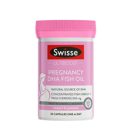 Swisse Ultiboost 孕婦 DHA 魚油 膠囊 30粒裝.