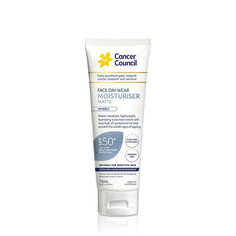 澳洲 Cancer Council 成人面部日常防曬SPF50+(藍色)75ml.