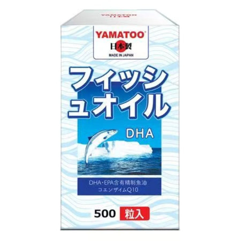 【屈臣氏版】 YAMATOO 龍瀛 DHA DHA·EPA精製魚油 500粒/瓶