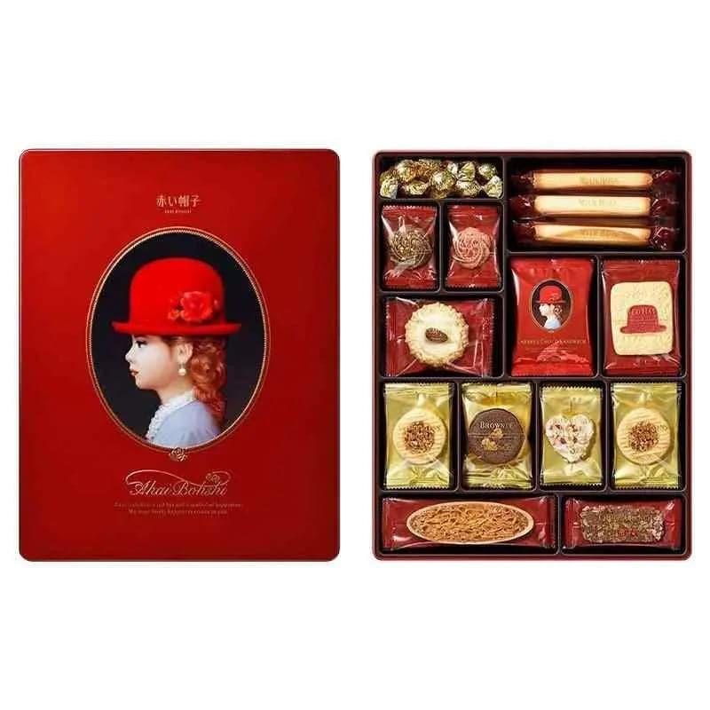 【日版】12種紅盒喜餅禮盒45入.