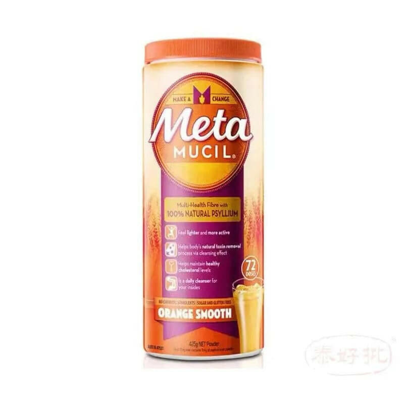 【限2支】澳洲Metamucil 膳食纖維粉425克(橙味).