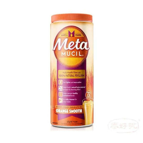 【限2支】澳洲Metamucil 膳食纖維粉425克(橙味).