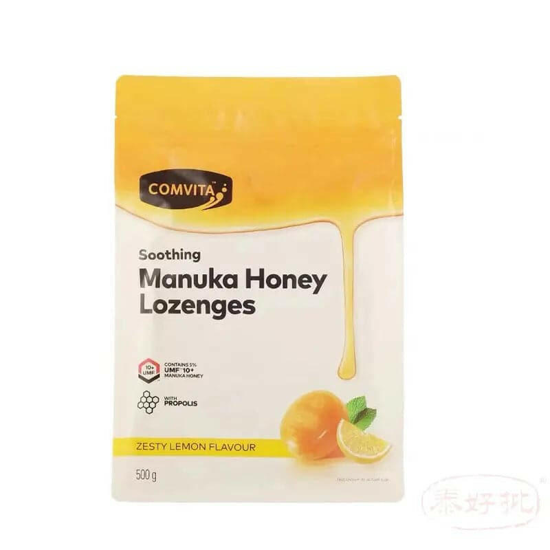 COMVITA-康維他麥盧卡蜂蜜潤喉糖(檸檬味)500g.
