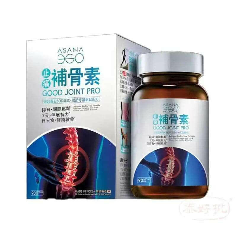 【屈臣氏New】 ASANA 360- 補骨素 - 速效蛋膜衣 膝關節修補鬆鬆配方 90粒裝.