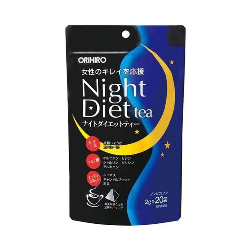 日本Orihiro 女仕瘦身 夜間燃燒系 減肥茶 20包.