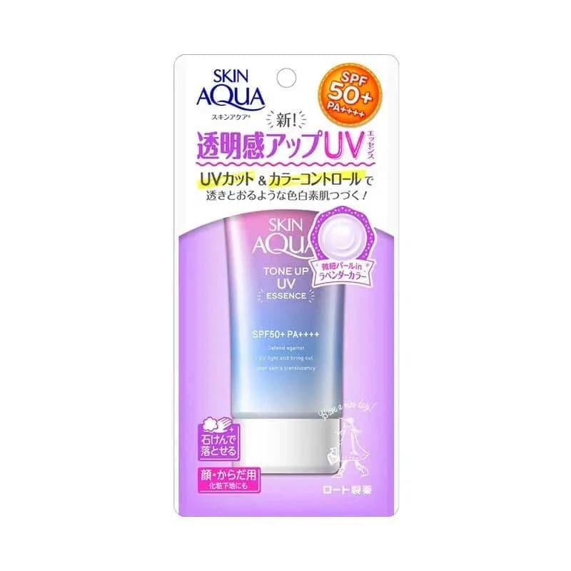ROHTO/樂敦樂敦 - Skin Aqua 薰衣草防曬飾底乳 SPF50+ PA++++ 80g.