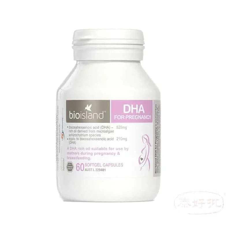 澳洲 BioIsland 孕婦及哺乳期專用DHA 60粒.
