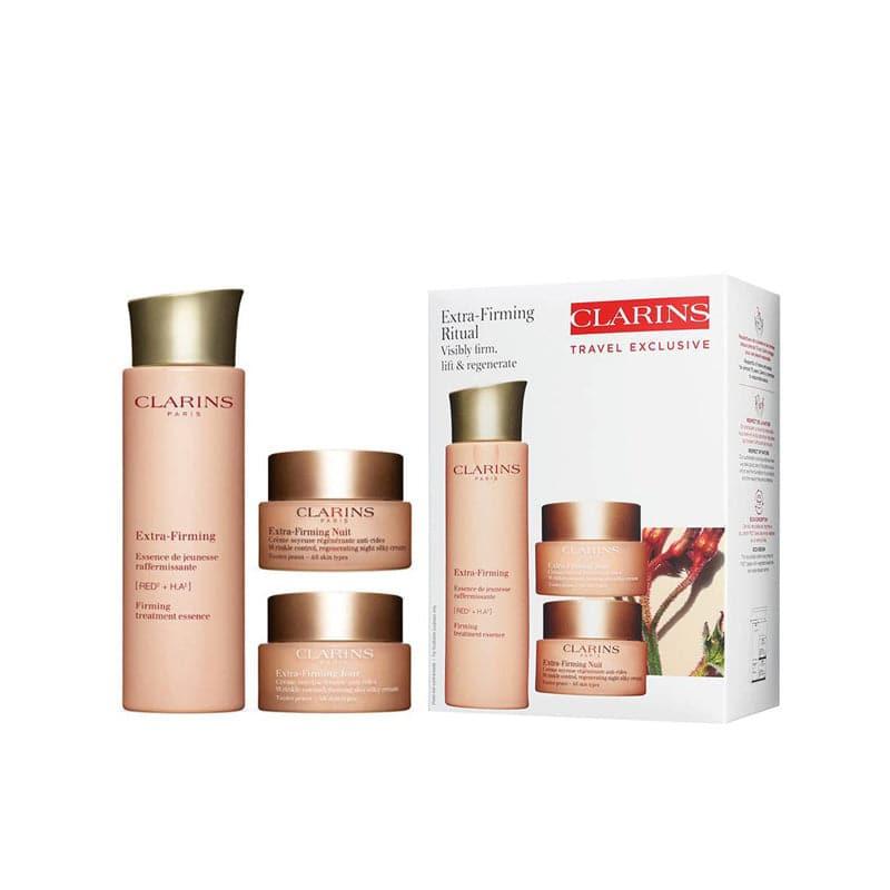 CLARINS嬌韻詩彈簧三件套爽虐水200ml日霜50ml晚霜50ml.