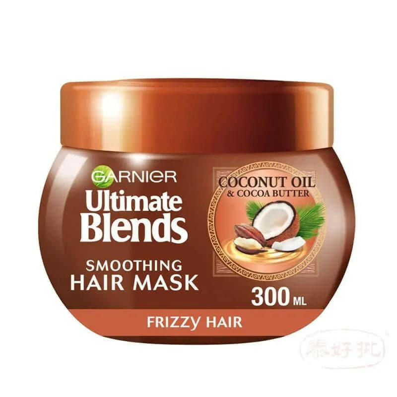 Garnier Ultimate Blends Coconut Oil & Cocoa Butter Hair Mask Treatment For Curly Hair 300ml.