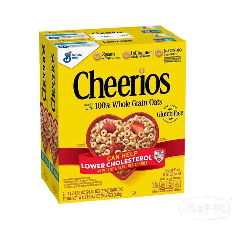 General Mills 通用磨坊 - 切里奧斯無麩質冷穀物(576g x 2 盒).