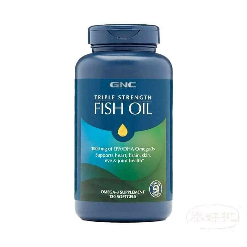 GNC魚油三倍強效魚油,提升心臟健康與免疫力的優質魚油產品