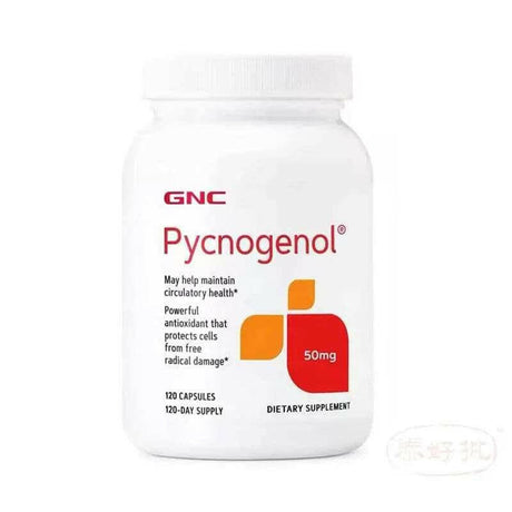 GNC法國松樹皮膠囊提升抗氧化力,天然松樹萃取保健品促進健康