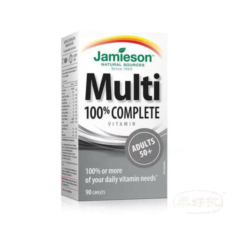 【加拿大版】Jamieson 100% COMPLETE MULTIVITAMIN | ADULTS 50+.