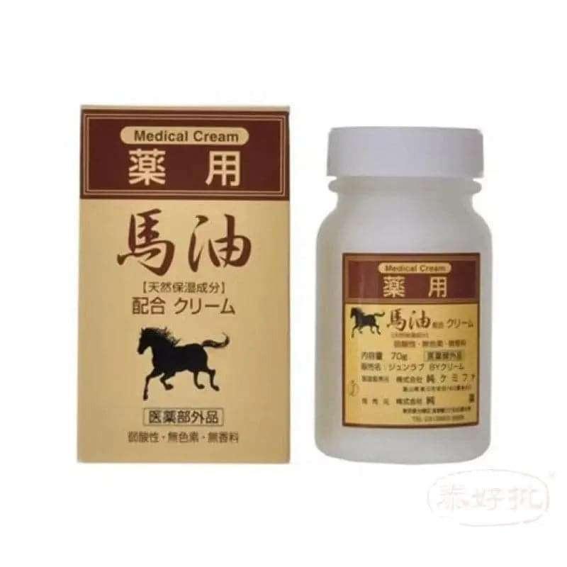 日本藥用馬油潤膚霜,深層滋養肌膚,有效保濕潤膚霜,提升肌膚柔嫩與健康