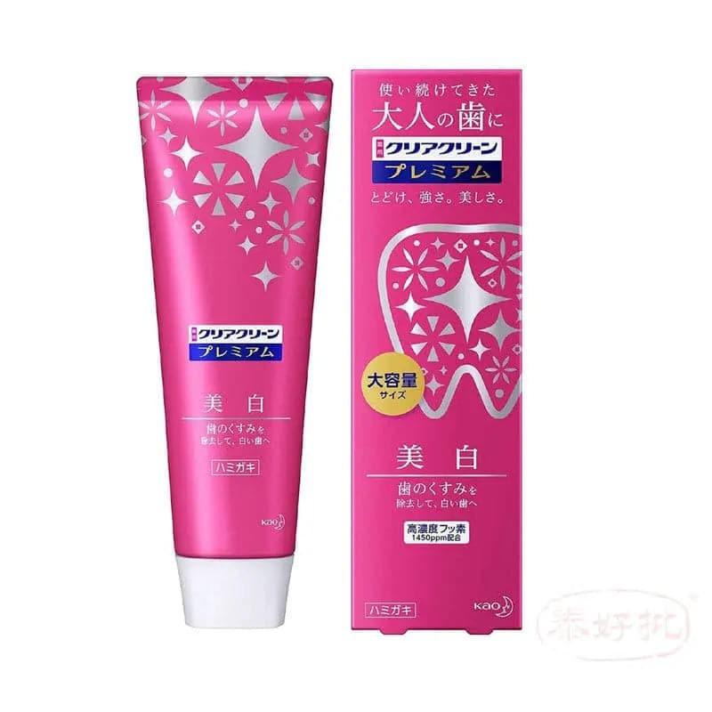 Kao 花王 Clear Clean 頂級美白牙膏 牙齦護理 日本製 100g.