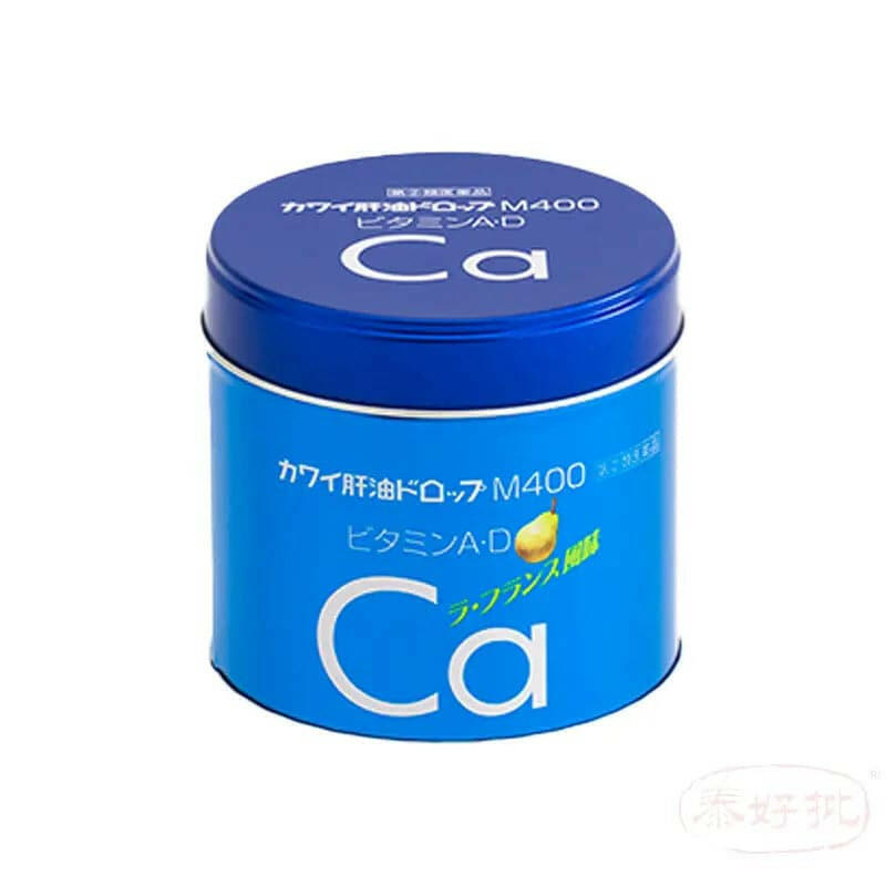 【日版】Kawai 梨之鈣 維生素A+D魚肝油軟糖 180粒.