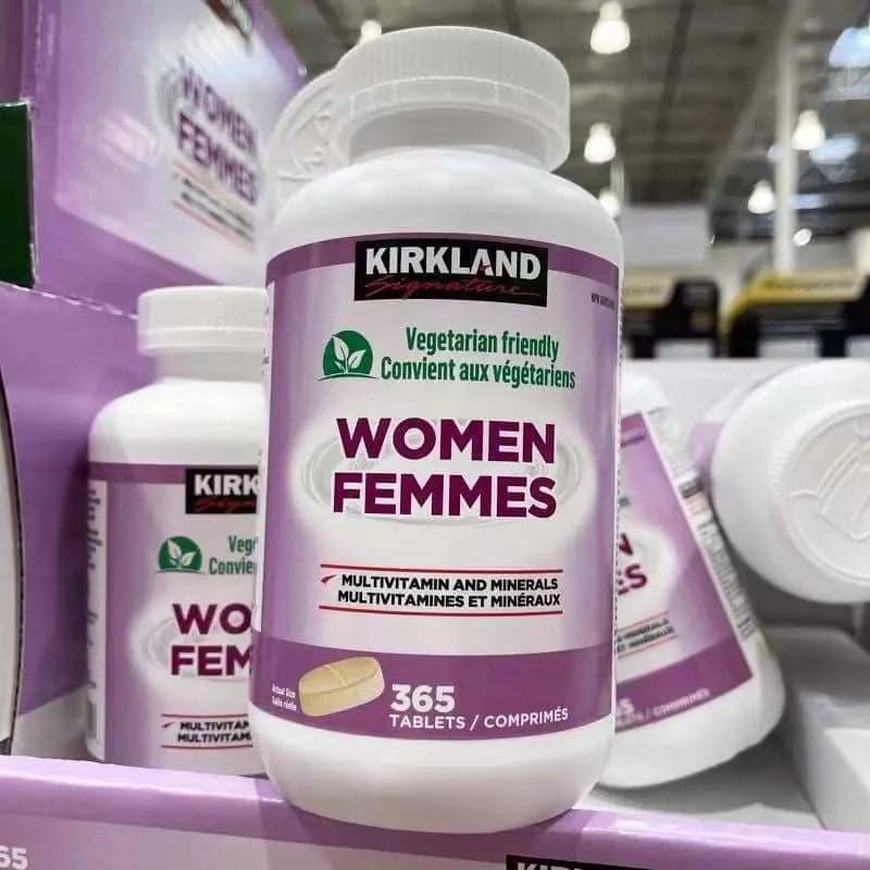 Kirkland Signature - 女士多種維他命礦物質 365粒 超值裝 素食配方.