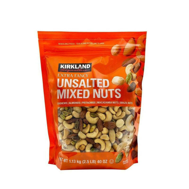 【新包裝】美國Kirkland Signature Extra Fancy 柯克蘭- 無鹽鹽焗混合堅果 Mixed Nuts* 1.13kg.