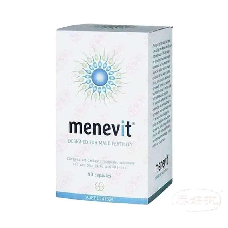 澳洲Bayer Menevit男士營養素,提升活力與精子質量,備孕關鍵營養直銷