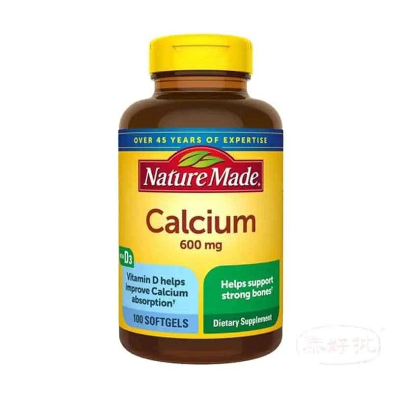 美國Nature Made 600ng鈣110粒.