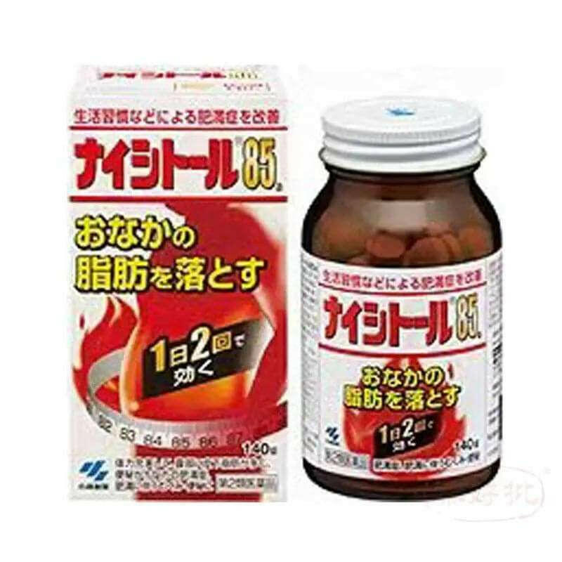 【日本直郵】小林制藥 Nisitol85a 燃燒腹部脂肪中藥健康減肥顆粒:140粒.