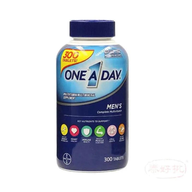 【New】 美國拜耳Bayer One A Day 男性專用複合維生素營養片 300 粒.