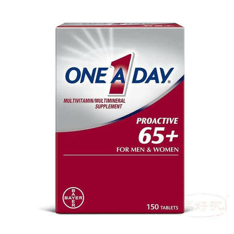 【美國版】One A Day Proactive 65+ Multivitamin Tablets for Men and Women 150粒.