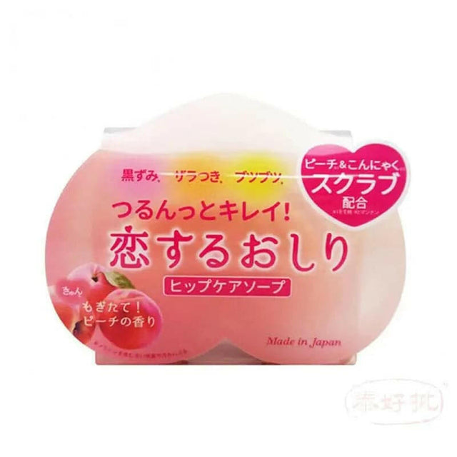 Pelican 沛麗康 蒟蒻臀部 去角質保濕蜜桃皂 80g < 瘋狂減 - 網店限定>.