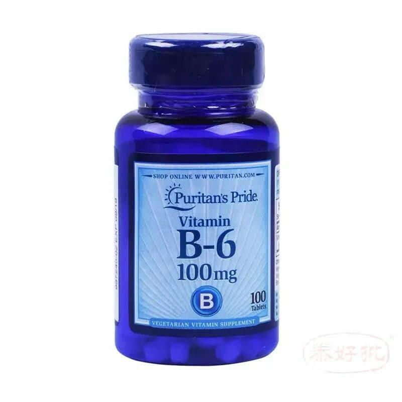 Puritan's Pride -維生素 Vitamin B-6 100 毫克 100s.
