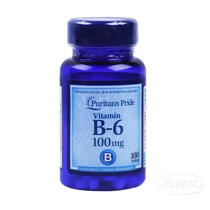 Puritan's Pride -維生素 Vitamin B-6 100 毫克 100s.