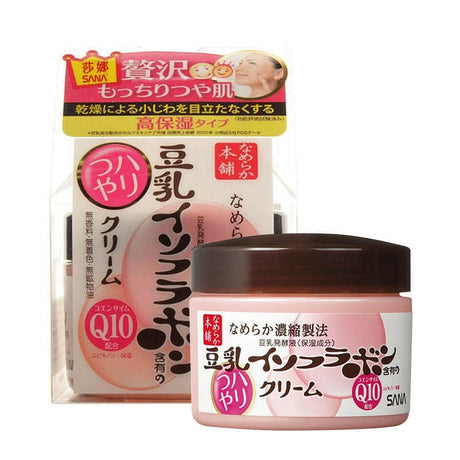 日本SANA-豆乳Q10彈力美肌面霜50g.