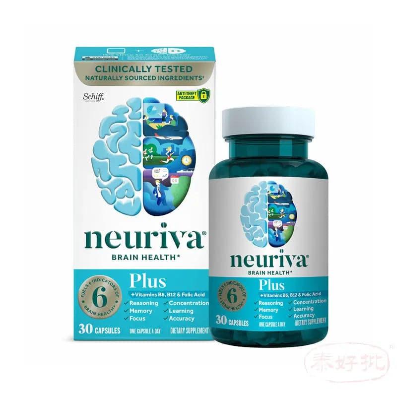 Schiff, Neuriva Brain Performance Plus, 30 Capsules.
