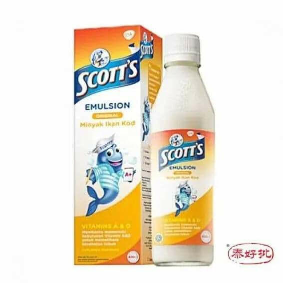 英國版Scott’s 400ml 原味魚油(港版80).
